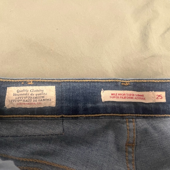 Levi’s Mile High Super Skinny Jeans - Picture 3 of 6